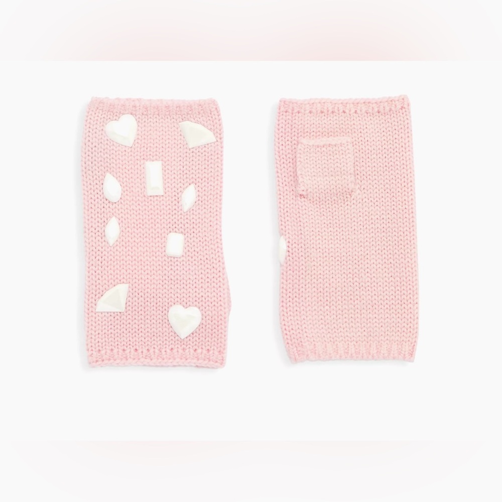 Girl's Carolyn Rowan x Stephanie Gottlieb Merino Wool Fingerless Gloves